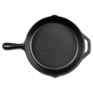 10.25 Inch Lodge Cast Iron Pre-Seasoned Skillet - Signature Teardrop Handle